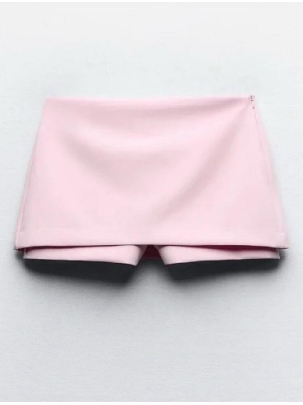 NWT Zara Low Rise Pink Skirt Skort Size Small Blogger Favorite Girly Feminie